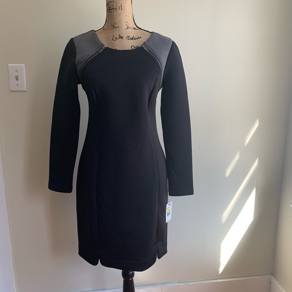 Kiind Of colorblock scuba dress size M